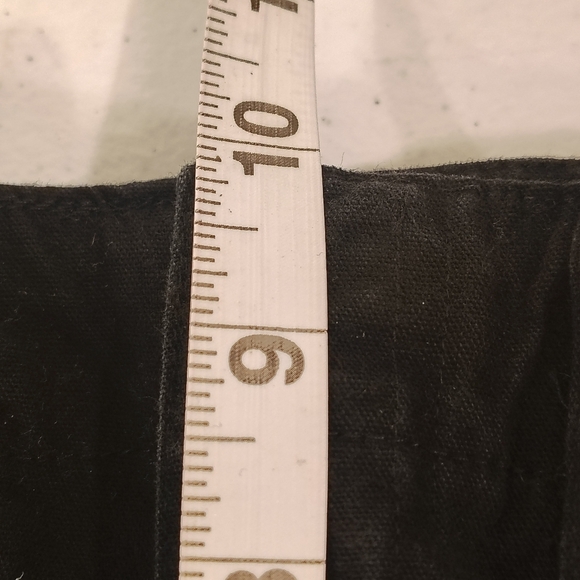 Motel Womens Small Hansa Cargo Trouser Black Utility Handmade 100% Cotton - Picture 8 of 11